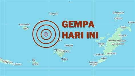 info gempa hari ini indonesia